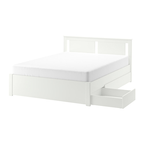 SONGESAND, estructura de cama con 4 cajones 1 de 12 open dialog