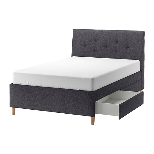 IDANÄS, upholstered storage bed 1 of 11 open dialog