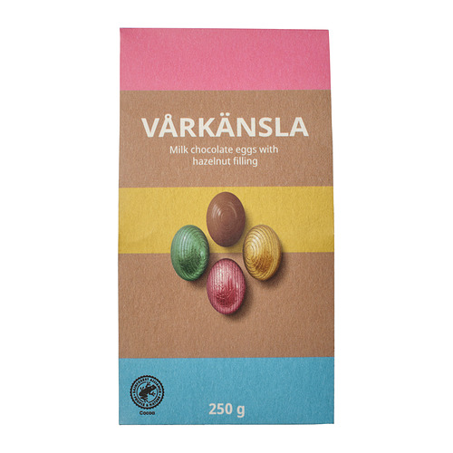 VÅRKÄNSLA, milk chocolate eggs. 1 of 4 open dialog