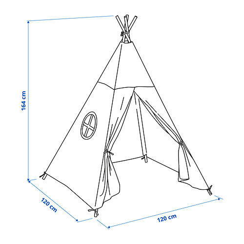 HÖVLIG, children's tent 7 of 7 open dialog