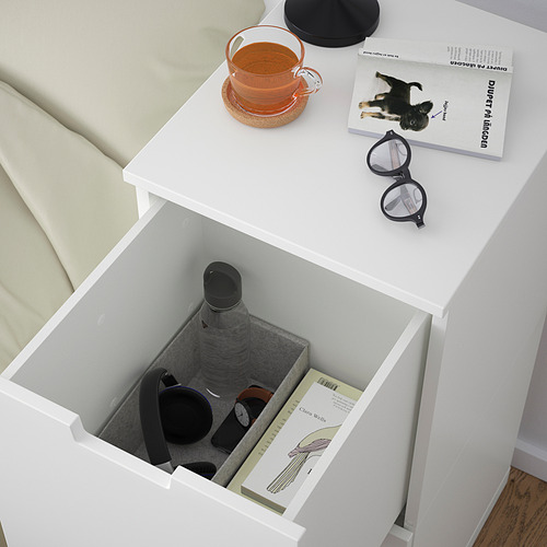 NORDLI, 2-drawer chest 4 of 5 open dialog