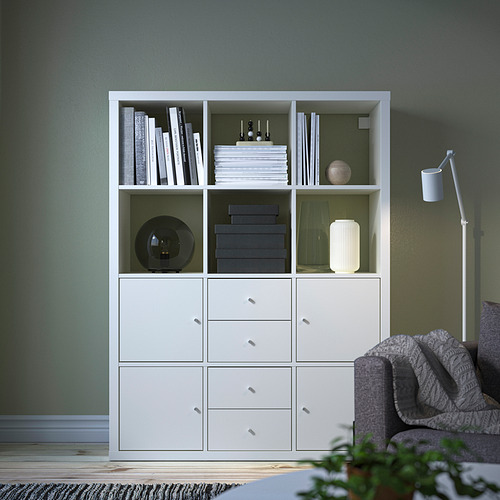 KALLAX, shelving unit with 6 inserts 2 of 7 open dialog