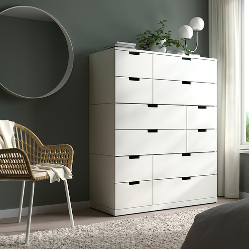 NORDLI, 12-drawer chest 3 of 7 open dialog