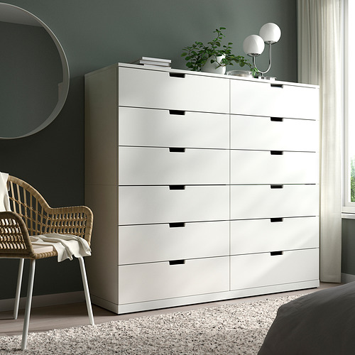 NORDLI, 12-drawer chest 3 of 8 open dialog