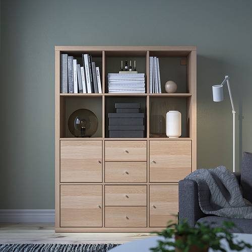 KALLAX, shelving unit with 6 inserts 3 of 8 open dialog