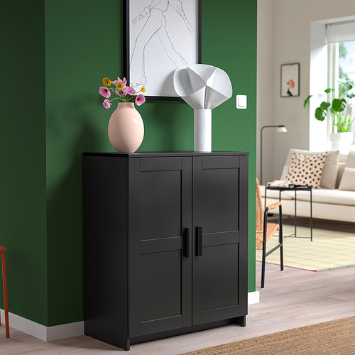 BRIMNES, cabinet with doors 2 of 4 open dialog