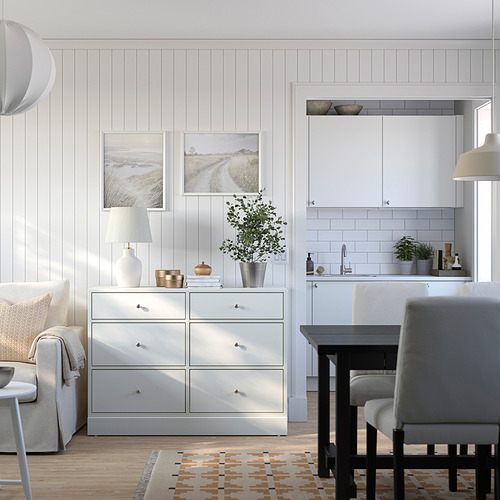 HAVSTA, 6-drawer dresser. 2 of 8 open dialog
