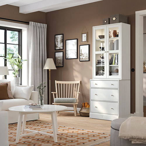 HAVSTA, combi almacenaje puertas vidrio. 5 de 6 open dialog