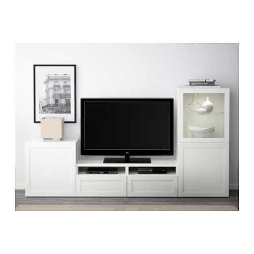 BESTÅ, mueble TV con riel para cajón con cierre suave. 2 de 5 open dialog