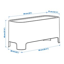 Measurement Illustration - ASPAREN planter