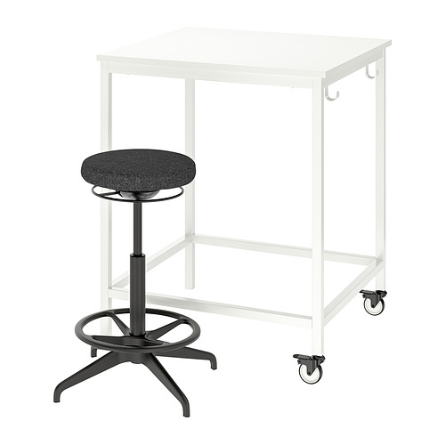 TROTTEN / LIDKULLEN, table and sit/stand support 1 of 5 open dialog