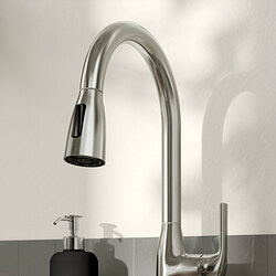 MACKSJÖN pull down kitchen faucet with spray