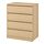 Select colour variation: White stained oak veneer