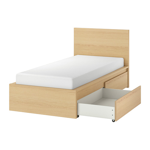 MALM, high bed frame/2 storage boxes 1 of 10 open dialog