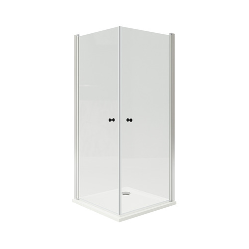 OPPEJEN / FOTINGEN, shower enclosure with 2 doors/tray 1 of 3 open dialog