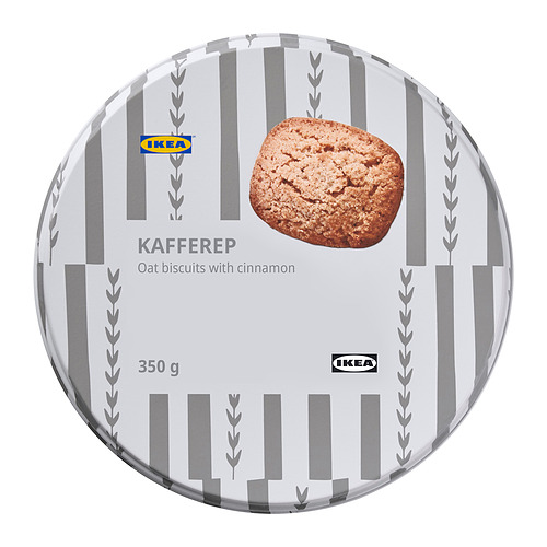 Lata de galletas de avena KAFFEREP de Ikea, 350g, con canela.