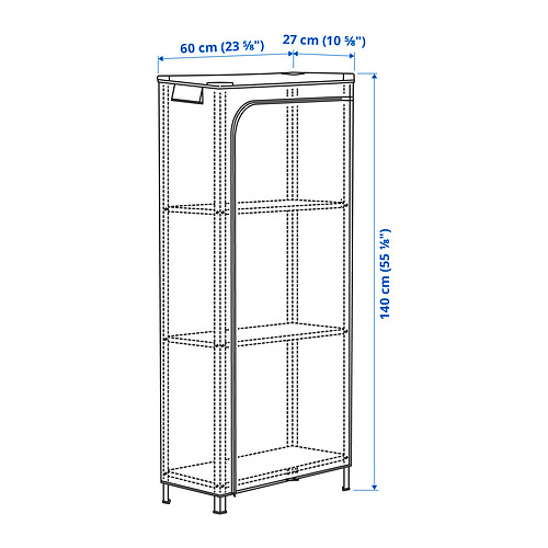 HYLLIS, shelf unit with cover 8 of 8 open dialog