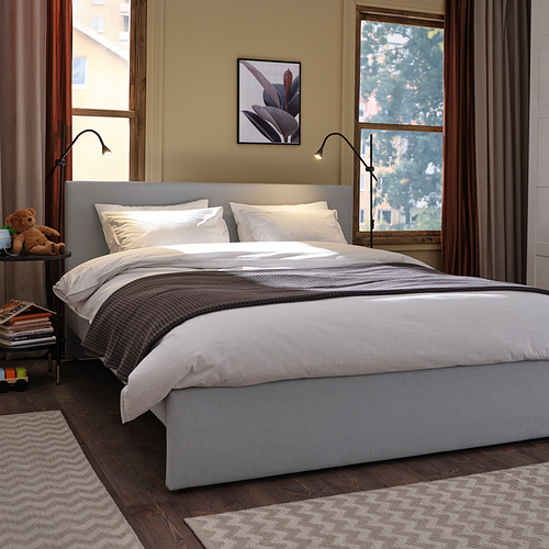 GLADSTAD, upholstered bed frame 3 of 9 open dialog