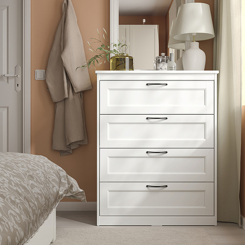 SONGESAND, 4-drawer chest 2 of 6 open dialog