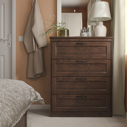 SONGESAND, 4-drawer chest 2 of 6 open dialog