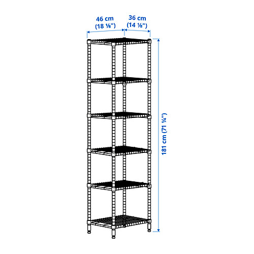 OMAR, bottle shelving unit 5 of 5 open dialog