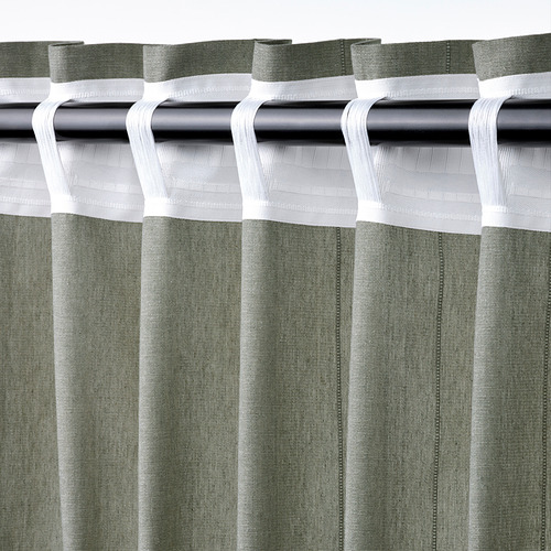 LENDA, curtains with tie-backs, 1 pair. 7 of 9 open dialog