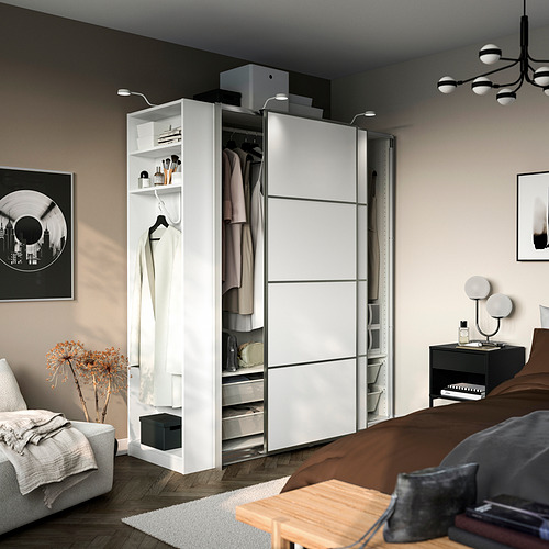 PAX / MEHAMN, wardrobe with sliding doors. 4 of 4 open dialog