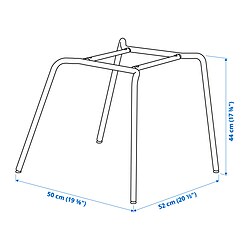 Ilustración de medidas - SKÅLSTA estructura de silla