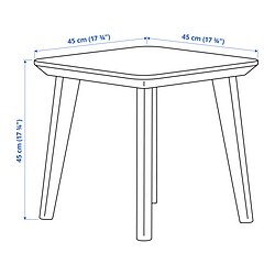 Measurement Illustration - LISABO side table