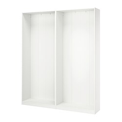 PAX, 3 wardrobe frames, White