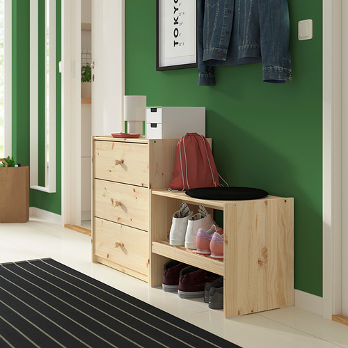 RAGGBERG, bench with shoe storage. 2 of 5 open dialog