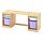 Select colour variation: light white stained pine/white lilac