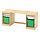 Select colour variation: light white stained pine/white bright green