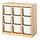 Select colour variation: room divider/light white stained pine white