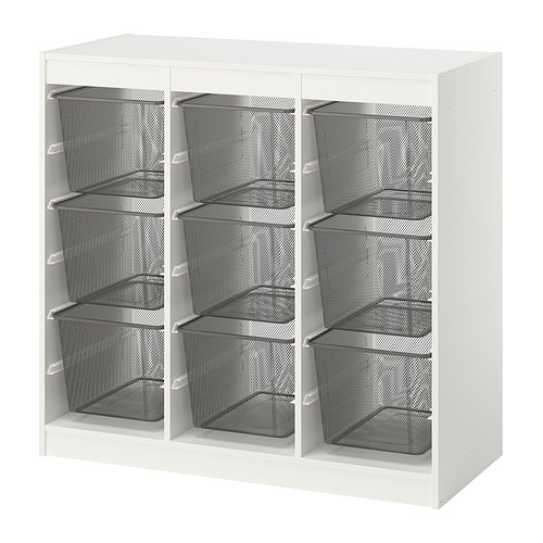 TROFAST, combinación de almacenaje con cajas. 1 de 4 open dialog