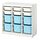 Select colour variation: room divider/white light blue