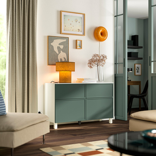 BESTÅ, storage combination w doors/drawers. 2 of 3 open dialog