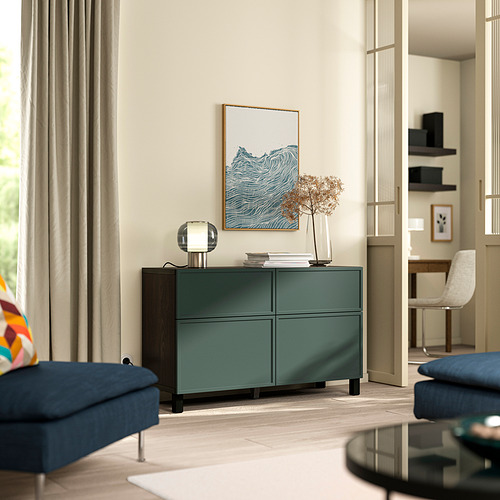 BESTÅ, storage combination w doors/drawers. 2 of 4 open dialog