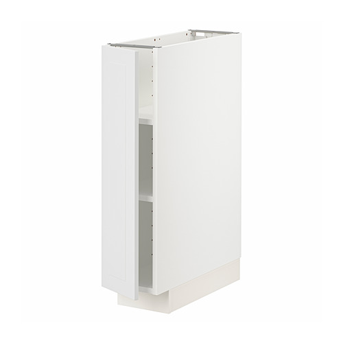Mueble de cocina METOD blanco moderno, una puerta, estantes ajustables.