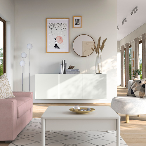 BESTÅ, combinación de almacenaje en pared. 2 de 3 open dialog