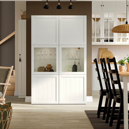 BESTÅ, storage combination w/glass doors. 4 of 4 open dialog