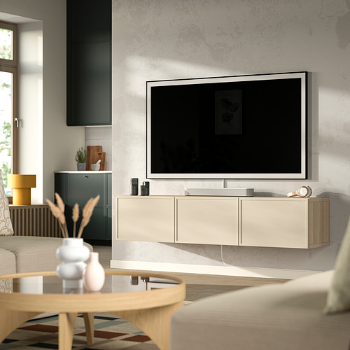 BESTÅ, mueble TV con puertas. 2 de 6 open dialog