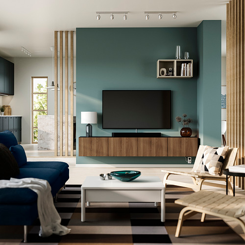 BESTÅ, TV bench with doors. 2 of 5 open dialog