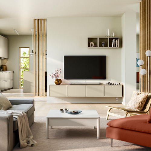 BESTÅ, TV bench with doors. 2 of 5 open dialog