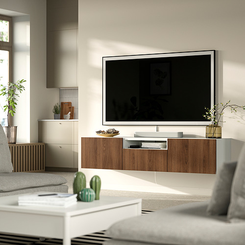 BESTÅ, combinación de mueble para TV. 2 de 7 open dialog