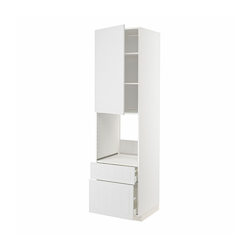 METOD / MAXIMERA, high cabinet f oven+door/2 drawers 1 of 3 open dialog