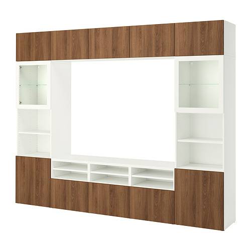BESTÅ, TV storage combination/glass doors. 1 of 3 open dialog