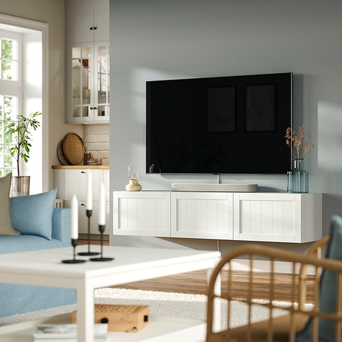 BESTÅ, mueble TV con puertas. 2 de 7 open dialog