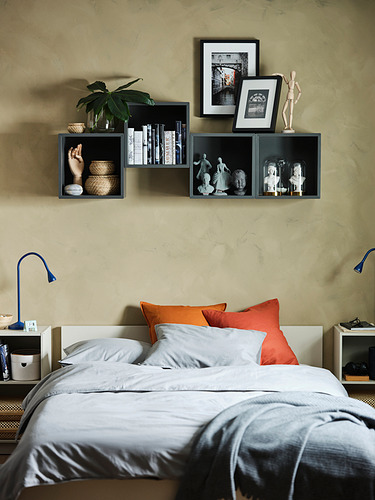 EKET, wall-mounted shelving unit 3 of 8 open dialog