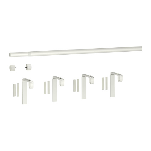 HUGAD / RÄCKA, double curtain rod combination. 2 of 2 open dialog